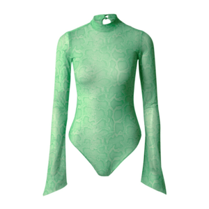 VIERVIER Rövid body 'Johanna' zöld kép