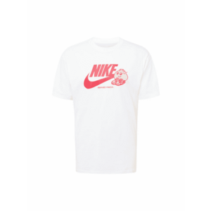 Nike Sportswear Póló pasztellnarancs / gránátalma / fehér kép