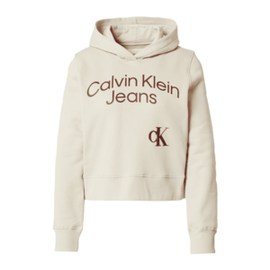 Calvin Klein Jeans Tréning póló bézs / borvörös kép