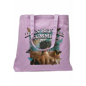 Mr. Tee Days Before Summer Oversize Canvas Tote Bag lilac kép