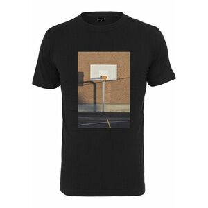 Mr. Tee Pizza Basketball Court Tee black kép