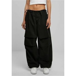 Urban Classics Ladies Cotton Parachute Pants black kép