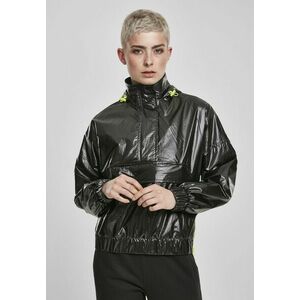 Urban Classics Ladies Vanish Crinkle Pull Over Jacket black kép