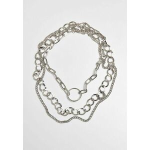 Urban Classics Ring Layering Necklace silver kép