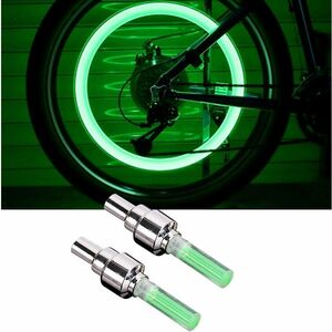 Led kerékpár kerék világítás-Zöld KP26838 kép