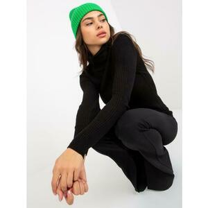 Női garbó hosszú ujjú pulóver AURORA fekete kép
