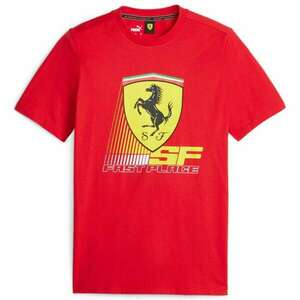 Puma Scuderia Ferrari Race fast place férfi póló, piros-sárga-fek... kép
