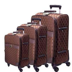 Dollcini, Globe utazóruhás poggyász, 3db-os Bőrönd szett，20"，24... kép