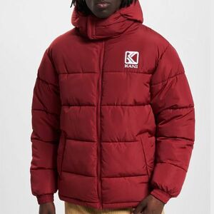 Téli kabát Karl kani Og Hooded Puffer Jacket Dark Red kép
