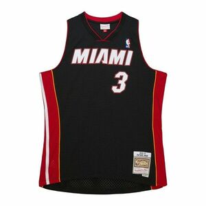 Mitchell & Ness Miami Heat #3 Dwayne Wade Swingman Jersey black kép
