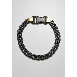 Urban Classics Light Chain Necklace black/gold kép