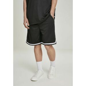 Urban Classics Premium Stripes Mesh Shorts black kép