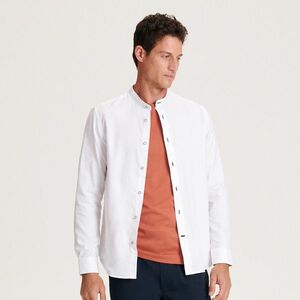 Reserved - Slim fit póló álló gallérral - Fehér kép