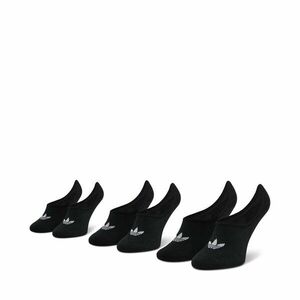 3 pár/csomag unisex bokazokni adidas No-Show Socks 3P FM0677 Black kép