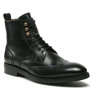 Csizma Lord Premium Boots Brogues 5601 Black L01 kép