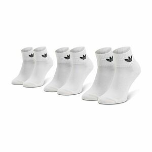3 pár uniszex hosszú szárú zokni adidas Mid-Cut Crew FT8529 White kép