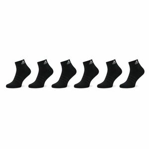 6 pár unisex bokazokni adidas Cushioned Sportswear IC1291 Black/White kép