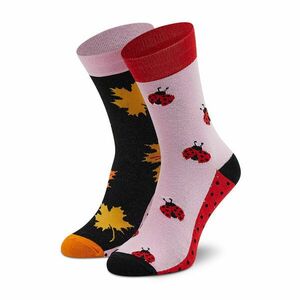 Hosszú férfi zokni Dots Socks DTS-SX459-R Rózsaszín kép