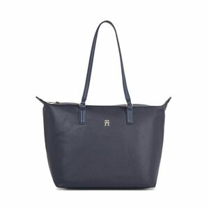 Táska Tommy Hilfiger Poppy Plus Tote AW0AW15856 Sötétkék kép