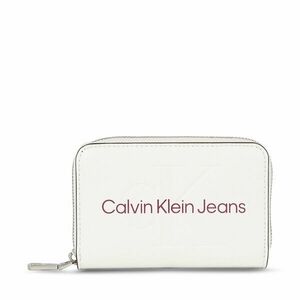 Női pénztárca Calvin Klein Jeans Sculpted Med Zip Around Mono K60K607229 Ivory YBI kép