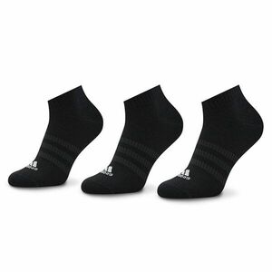 3 pár unisex bokazokni adidas Thin And Light IC1336 Black/White kép