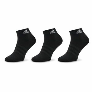 3 pár unisex bokazokni adidas Thin and Light Ankle Socks 3 Pairs IC1282 black/white kép