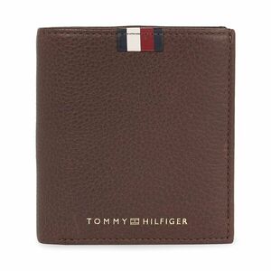 Férfi pénztárca Tommy Hilfiger Th Corp Leather Trifold AM0AM11597 Coffee Bean GB6 kép