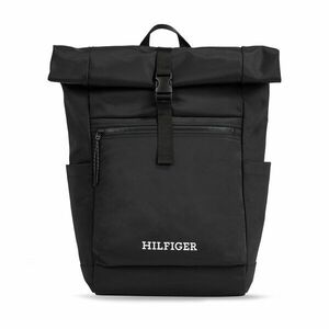 Hátizsák Tommy Hilfiger Th Monotype Rolltop Backpack AM0AM11549 Black BDS kép