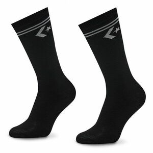 2 pár hosszú szárú női zokni Converse E1025B-2009 Fekete kép