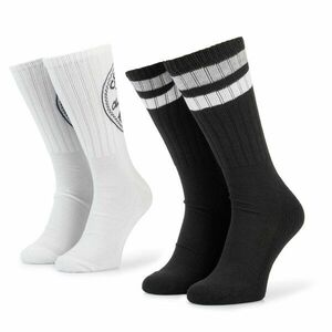 2 pár hosszú szárú unisex zokni Converse E744A-2020 Fekete kép