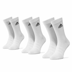 3 pár uniszex hosszú szárú zokni adidas Light Crew 3Pp DZ9393 White/White/White kép