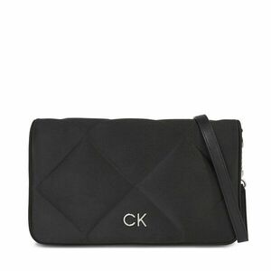 Táska Calvin Klein Re-Lock Quilt Shoulder Bag-Satin K60K611300 Ck Black BAX kép