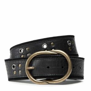 Női öv Pieces Pcnina Leather Jeans Belt Fc 17127691 Black/Croco Embo kép