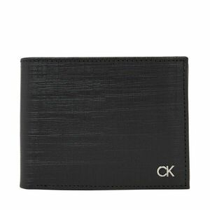 Férfi pénztárca Calvin Klein Ck Must Trifold 10Cc W/Coin K50K510878 Ck Black Check BAX kép