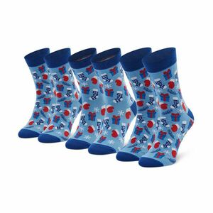 3 pár uniszex hosszú szárú zokni Rainbow Socks Xmas Socks Balls Mix Gifts Pak 3 Színes kép