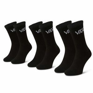3 pár uniszex hosszú szárú zokni Vans Mn Classic Crew VN000XRZ Black BLK1 kép