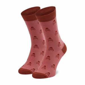 Hosszú férfi zokni Dots Socks SX-413-R Rózsaszín kép