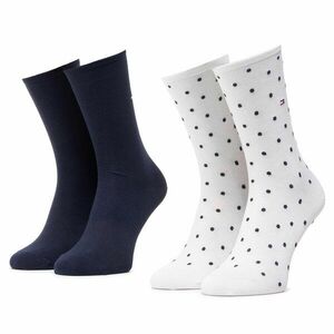 2 pár hosszú szárú női zokni Tommy Hilfiger 100001493 Off White 002 kép