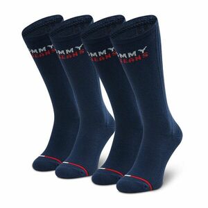 2 pár hosszú szárú unisex zokni Tommy Jeans 701218957 Navy 002 kép