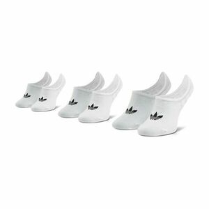 3 pár/csomag unisex bokazokni adidas No-Show Socks 3P FM0676 White kép