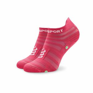 Rövid unisex zoknik Compressport Pro Racing Socks v4.0 Ultralight Run Low XU00051B Hot Pink/Summer Green 379 kép