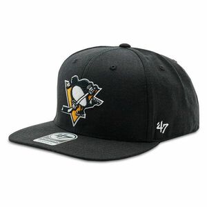 Baseball sapka 47 Brand NHL Pittsburgh Penguins No Shot '47 CAPTAIN H-NSHOT15WBP-BK Black kép