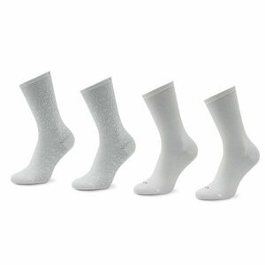4 pár hosszú szárú női zokni Calvin Klein 701219852 White 001 kép
