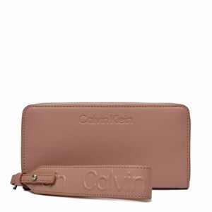 Nagy női pénztárca Calvin Klein Gracie Wallet W/Strap Lg K60K611388 Ash Rose VB8 kép