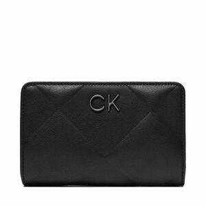 Nagy női pénztárca Calvin Klein Re-Lock Quilt Bifold Wallet K60K611374 Ck Black BEH kép