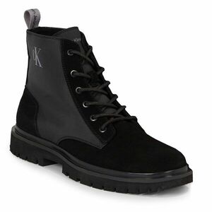 Bakancs Calvin Klein Jeans Eva Mid Laceup Lth Boot Hiking YM0YM00842 Black/Stormfront 00T kép