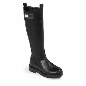 Csizma Tommy Jeans Tjw High Shaft Boot EN0EN02316 Black BDS kép