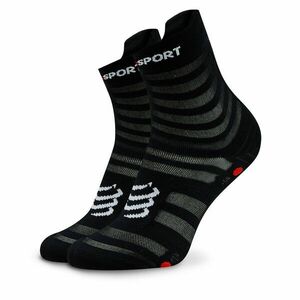 Unisex Magasszárú Zokni Compressport Pro Racing Socks V4.0 Ultralight Run High XU00050B Black/Red kép
