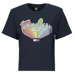 Rövid ujjú pólók Tommy Jeans TJW BXY RAINBOW FLAG TEE kép