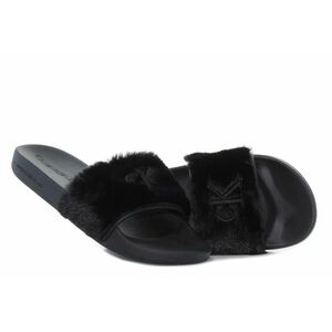 Calvin Klein Slide Fur fekete női papucs kép